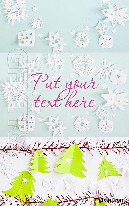 CM - Christmas bundle paper snowflakes 468712