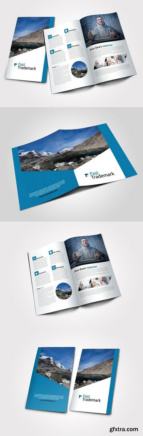 CM - Business Bi Fold Brochure Template 767821