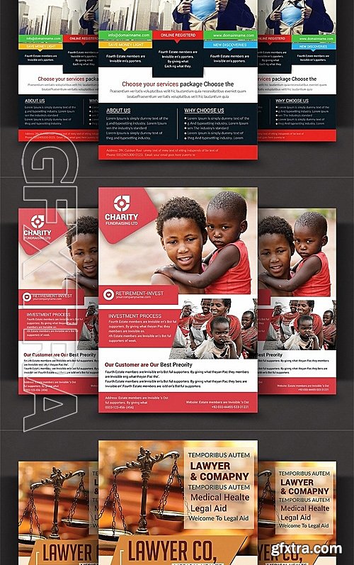 Corporate 8 Flyer Bundle Template 1102510