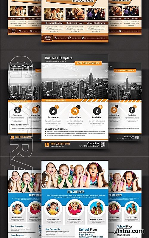 Corporate 8 Flyer Bundle Template 1102510