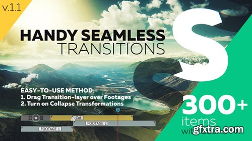 Videohive Handy Seamless Transitions | Pack & Script 18967340