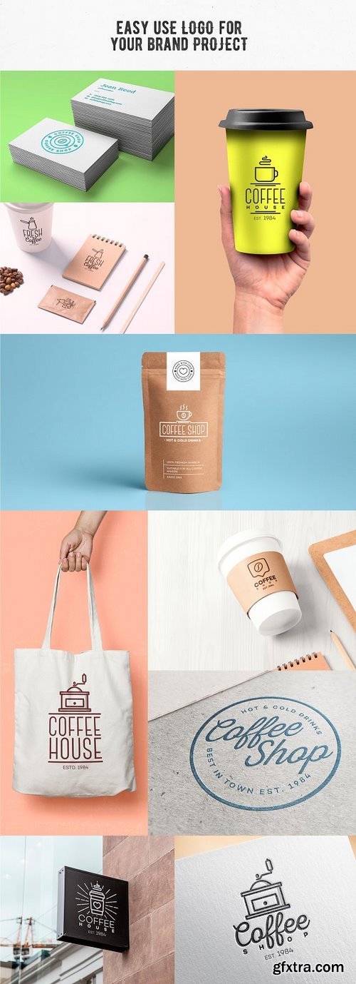 CM - Coffee shop logo collection 1085245