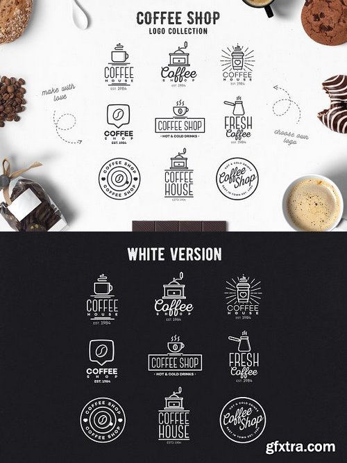 CM - Coffee shop logo collection 1085245