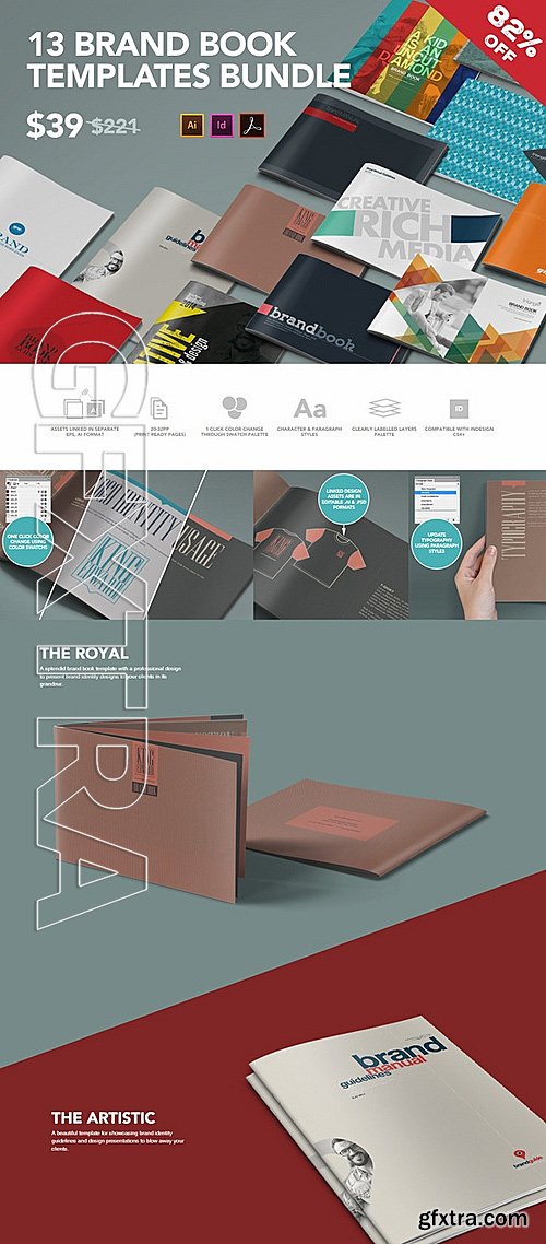 CM - 13 Brand Guidelines Templates Bundle 333963