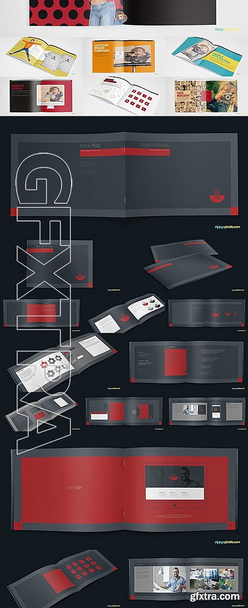 CM - 13 Brand Guidelines Templates Bundle 333963