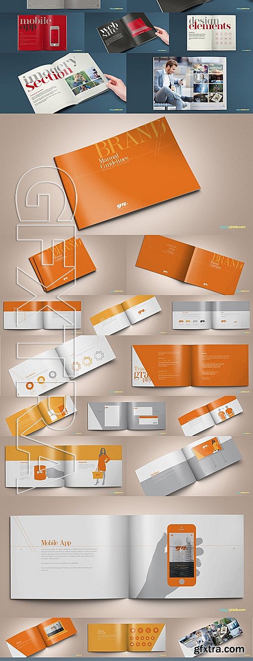 CM - 13 Brand Guidelines Templates Bundle 333963