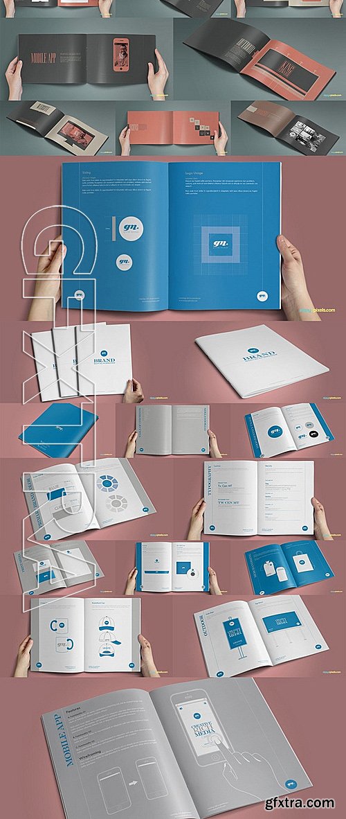 CM - 13 Brand Guidelines Templates Bundle 333963