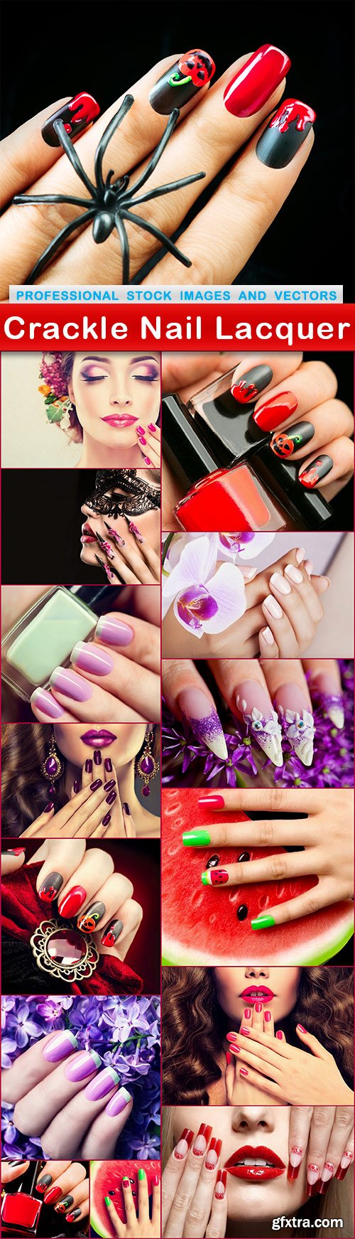 Crackle Nail Lacquer - 15 UHQ JPEG