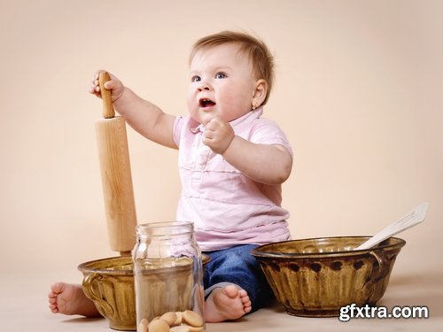 Collection of baking dough ingredients for chocolate cream egg noodles 25 HQ Jpeg