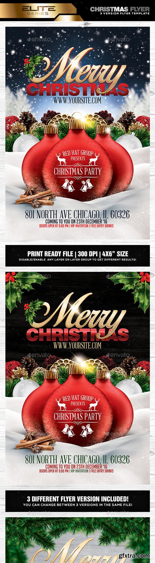 GraphicRiver - Christmas Party Flyer Template - 18898331