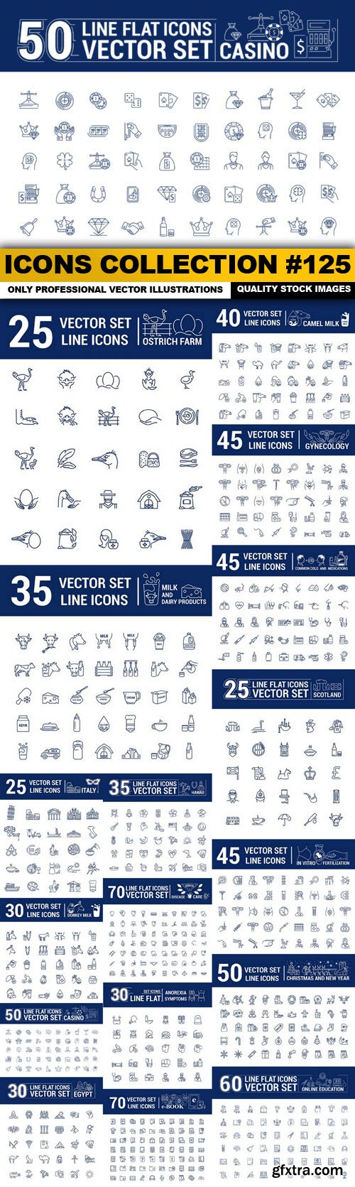 Icons Collection #125 - 17 Vector