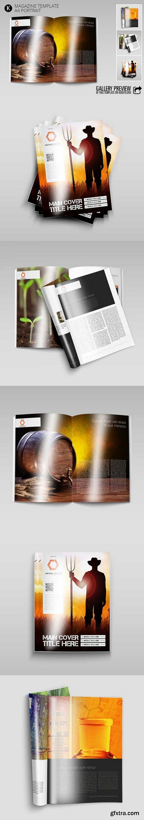 CM - Magazine Template A4 Portrait 1039151