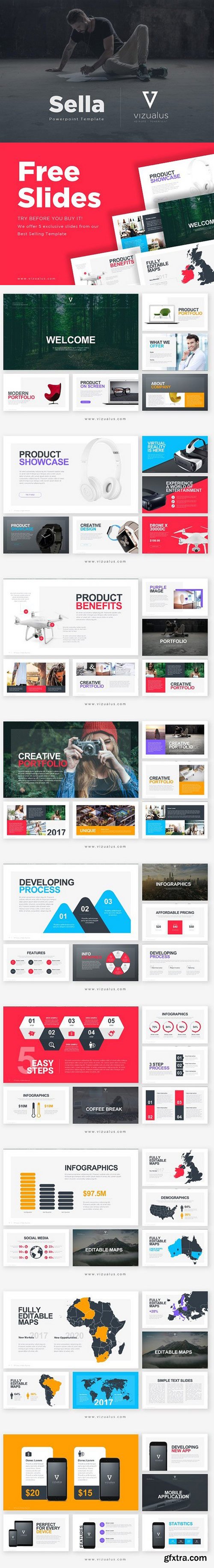 CM - Sella Powerpoint Template + Freebie 909674