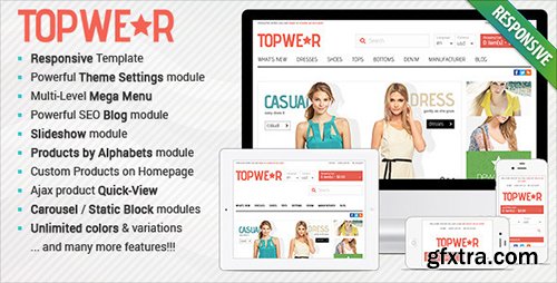 ThemeForest - Responsive OpenCart Theme - BossThemes TopWear (Update: 16 April 14) - 4837263