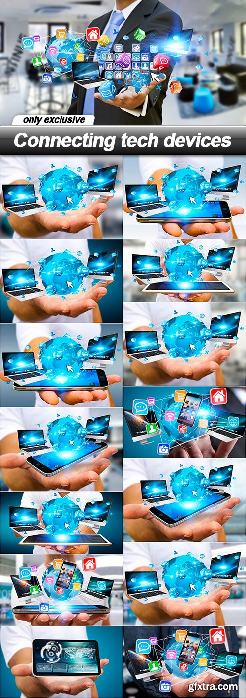 Connecting tech devices - 15 UHQ JPEG