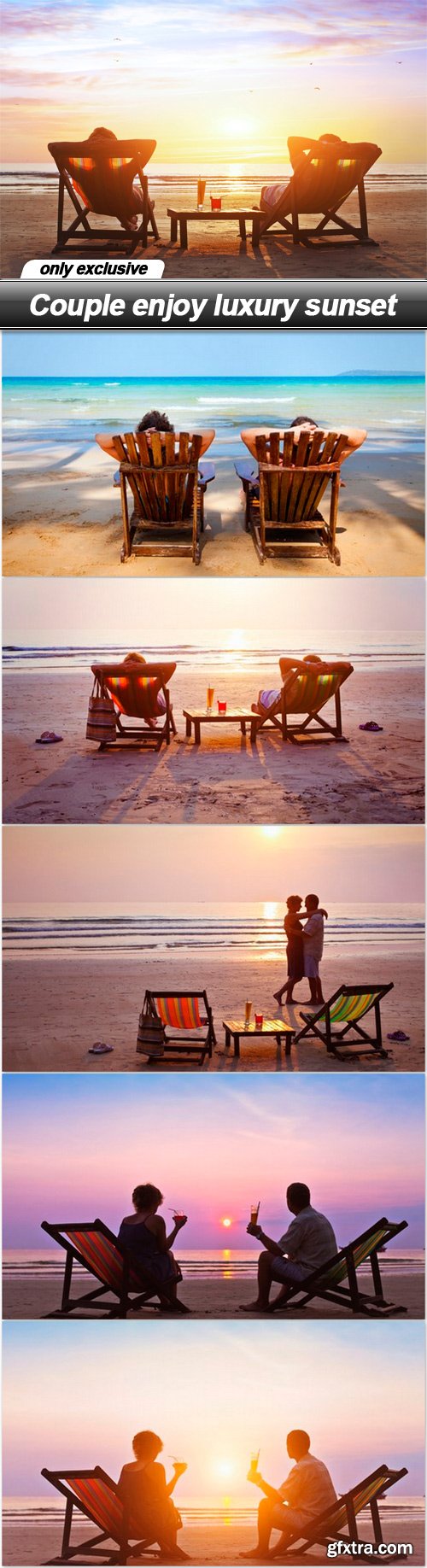 Couple enjoy luxury sunset - 6 UHQ JPEG