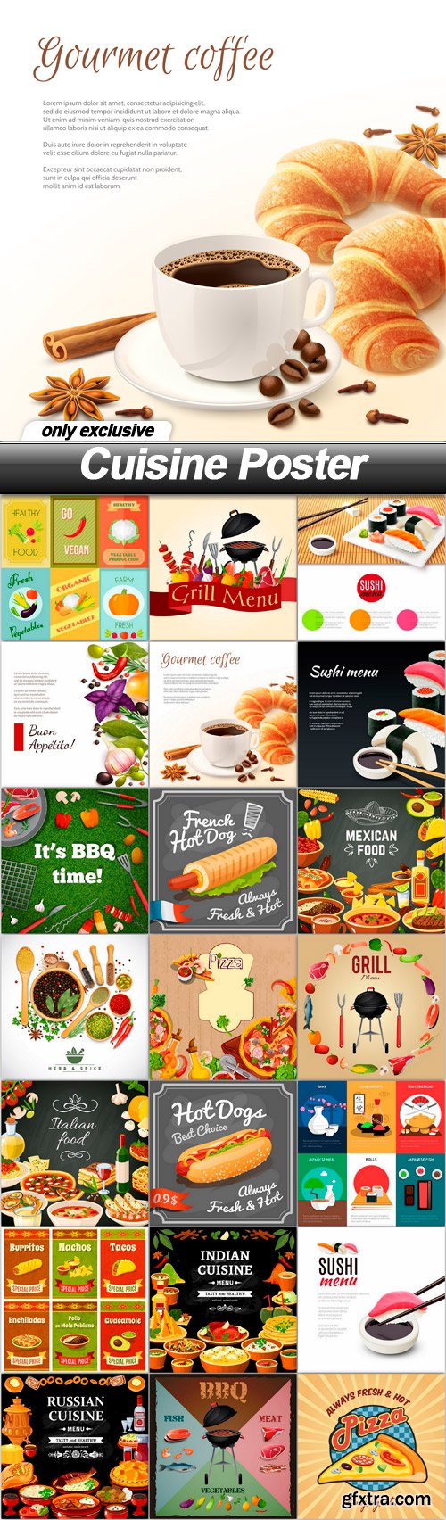 Cuisine Poster - 21 EPS