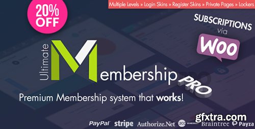 CodeCanyon - Ultimate Membership Pro WordPress Plugin v5.0 - 12159253