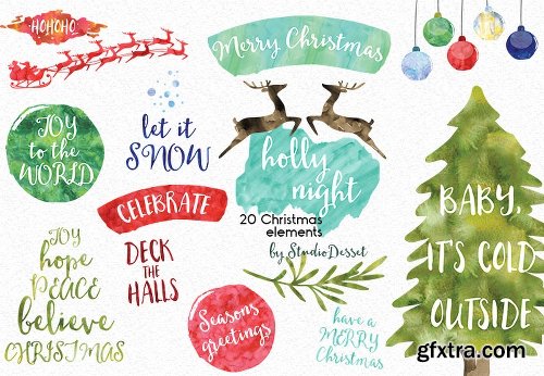 Christmas Giga Bundle with Festive Design Goodies