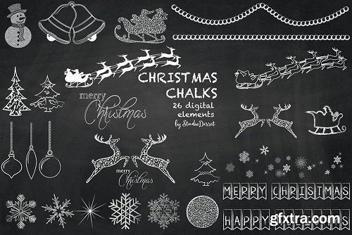 Christmas Giga Bundle with Festive Design Goodies