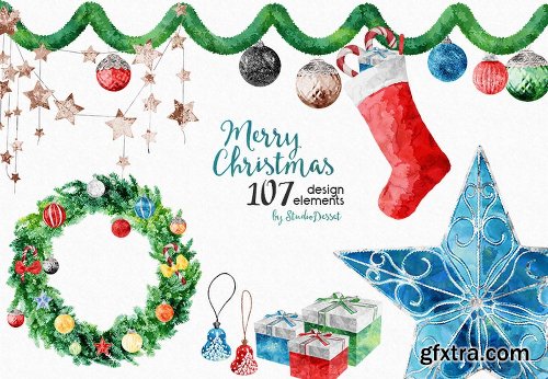 Christmas Giga Bundle with Festive Design Goodies