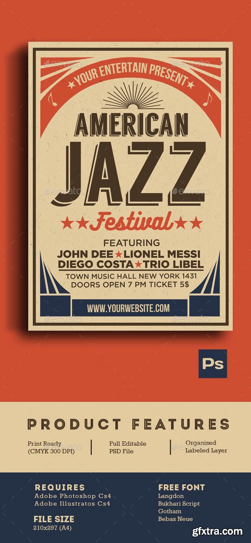 Graphicriver American Jazz Festival 14183710