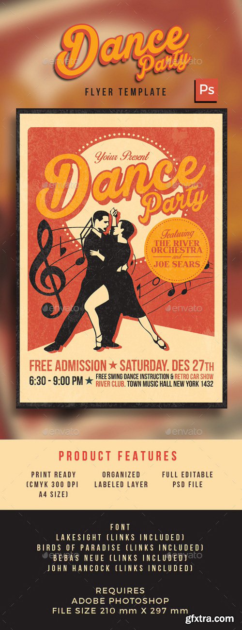 Graphicriver Retro Dance Party 13841385