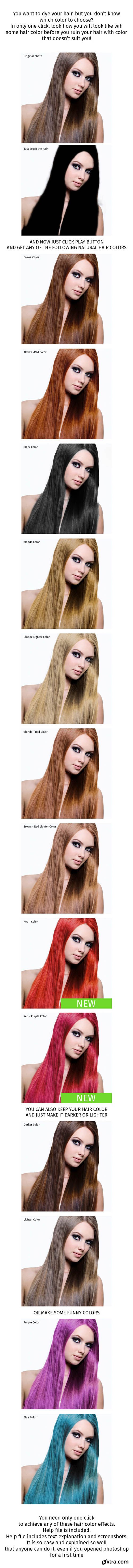 Graphicriver Hair Color Effect 8872948