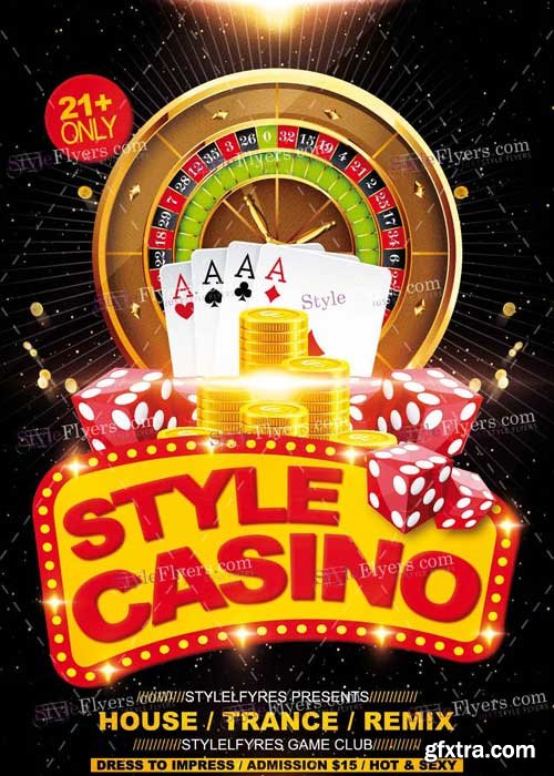 Casino V14 PSD Flyer Template