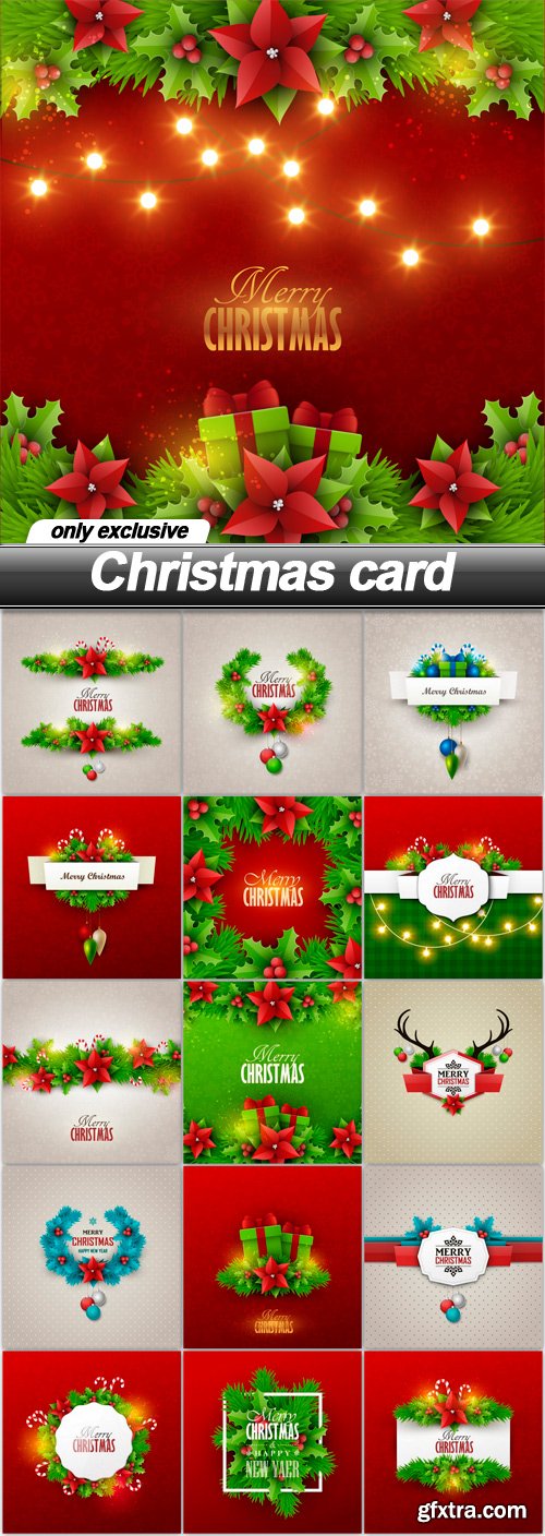 Christmas card - 16 EPS