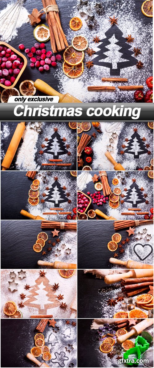 Christmas cooking - 10 UHQ JPEG