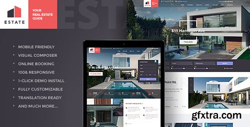 ThemeForest - Estate v1.1 - Property Sales & Rental Theme - 15707050