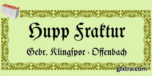 Hupp Fraktur Font