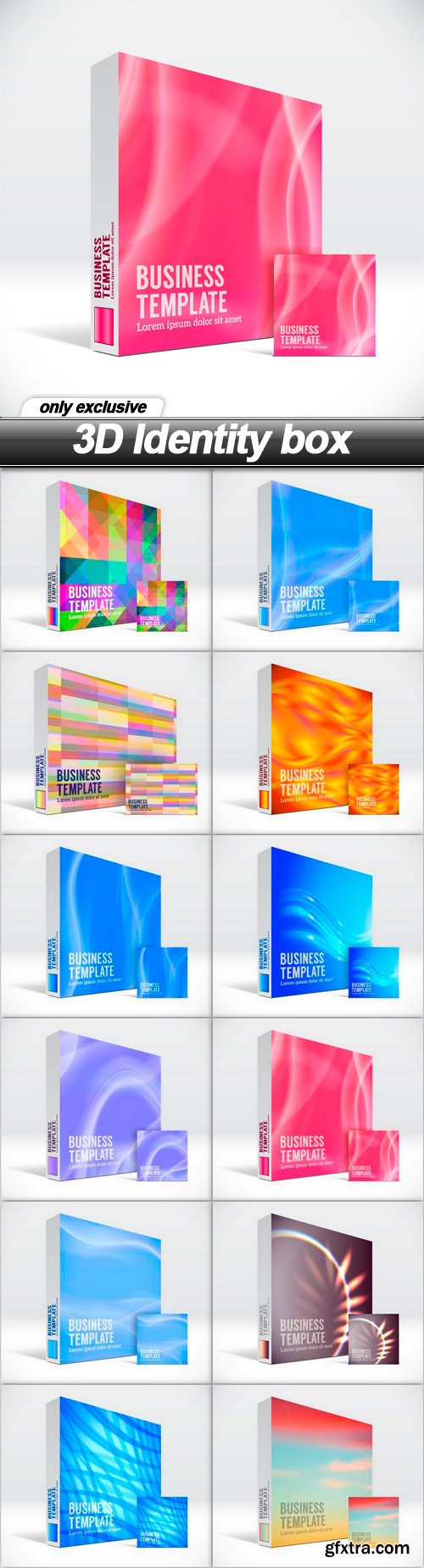 3D Identity box - 12 EPS