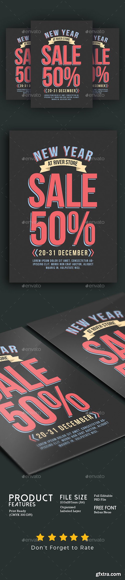 Graphicriver New Year Sale Flyer 19064690