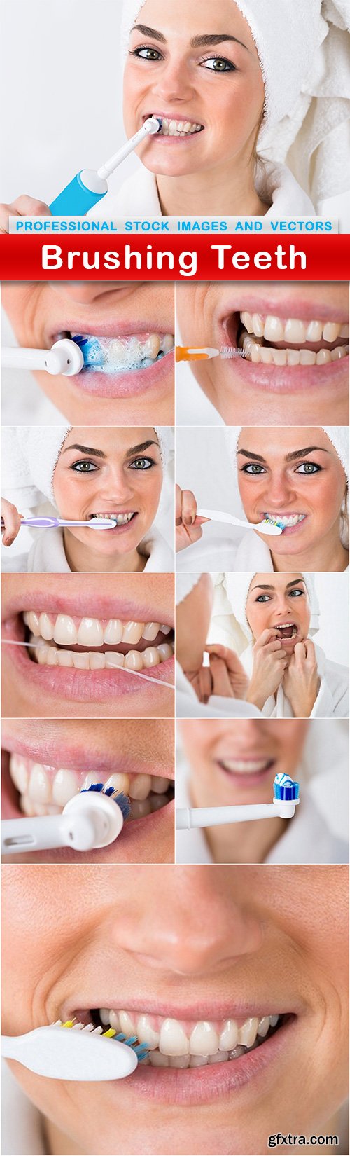 Brushing Teeth - 10 UHQ JPEG