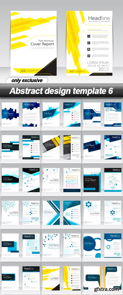 Abstract design template 6 - 18 EPS