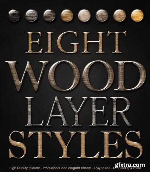 GraphicRiver - Smooth Glossy Elegant Wood Layer Styles 135409