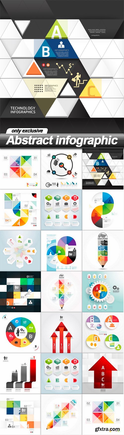 Abstract infographic - 20 EPS