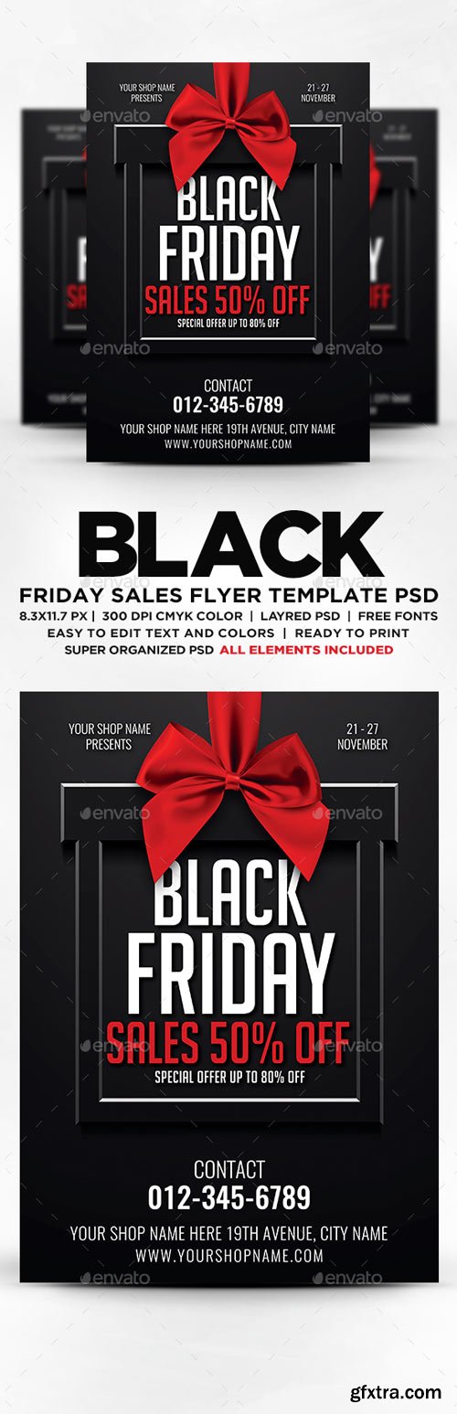 GraphicRiver - Black Friday Flyer - 18616856