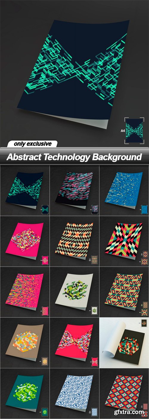 Abstract Technology Background - 15 EPS