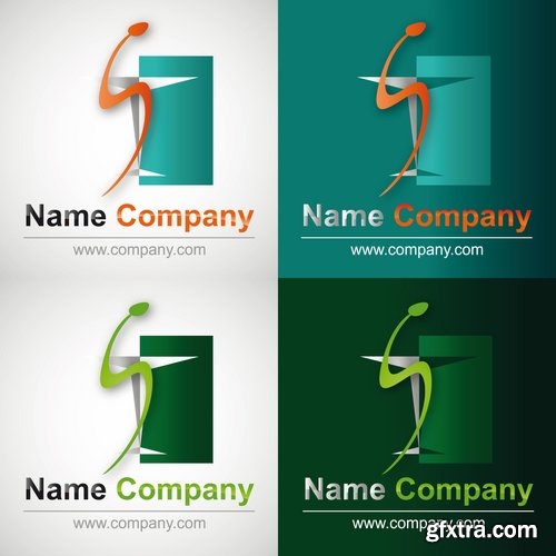 Collection logo icon web design element site 33-25 EPS