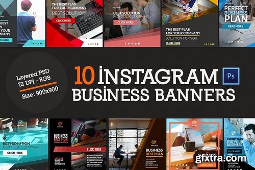 CM - 10 Business Instagram Banners 1094085