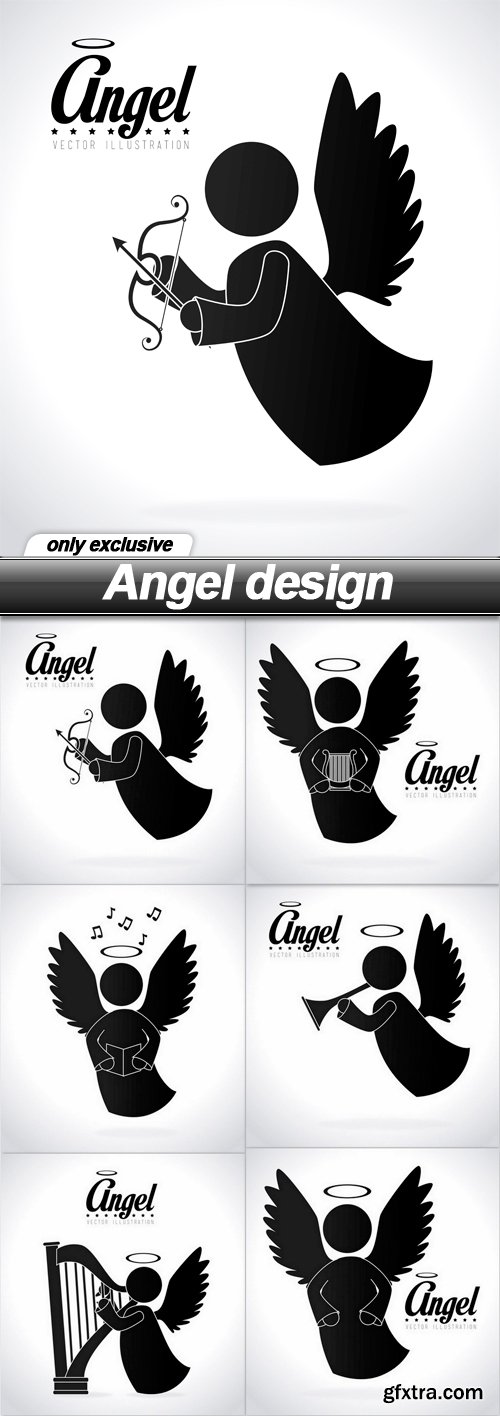 Angel design - 6 EPS