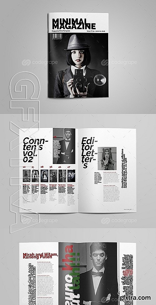 A4 Minimal Magazine 8612