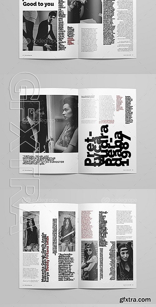 A4 Minimal Magazine 8612