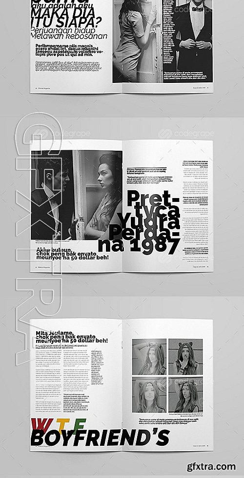 A4 Minimal Magazine 8612