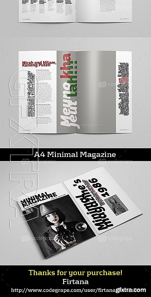 A4 Minimal Magazine 8612