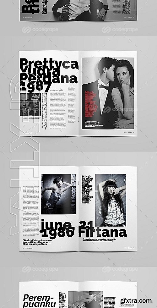 A4 Minimal Magazine 8612