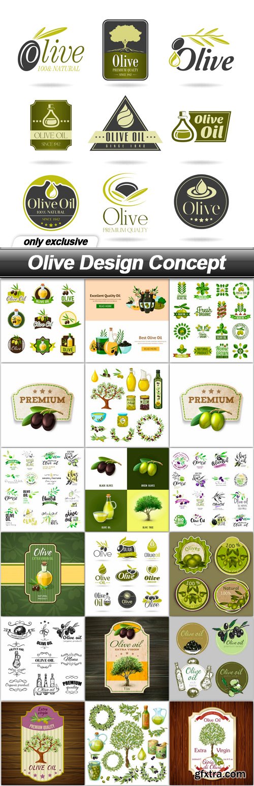 Olive Design Concept - 19 EPS